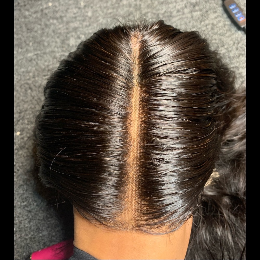 100% Human hair lace front wig